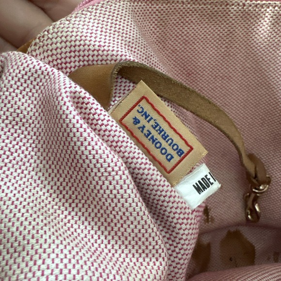 Vintage Dooney And Bourke Large Green Pebbled Leather Shoulder Bag Purse - Picture 9 of 12